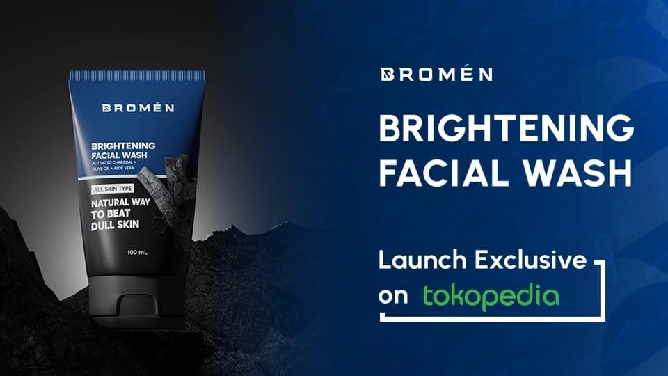Sabun Cuci Muka Pria Baru dari Bromen, Buat Kulit Cerah Alami