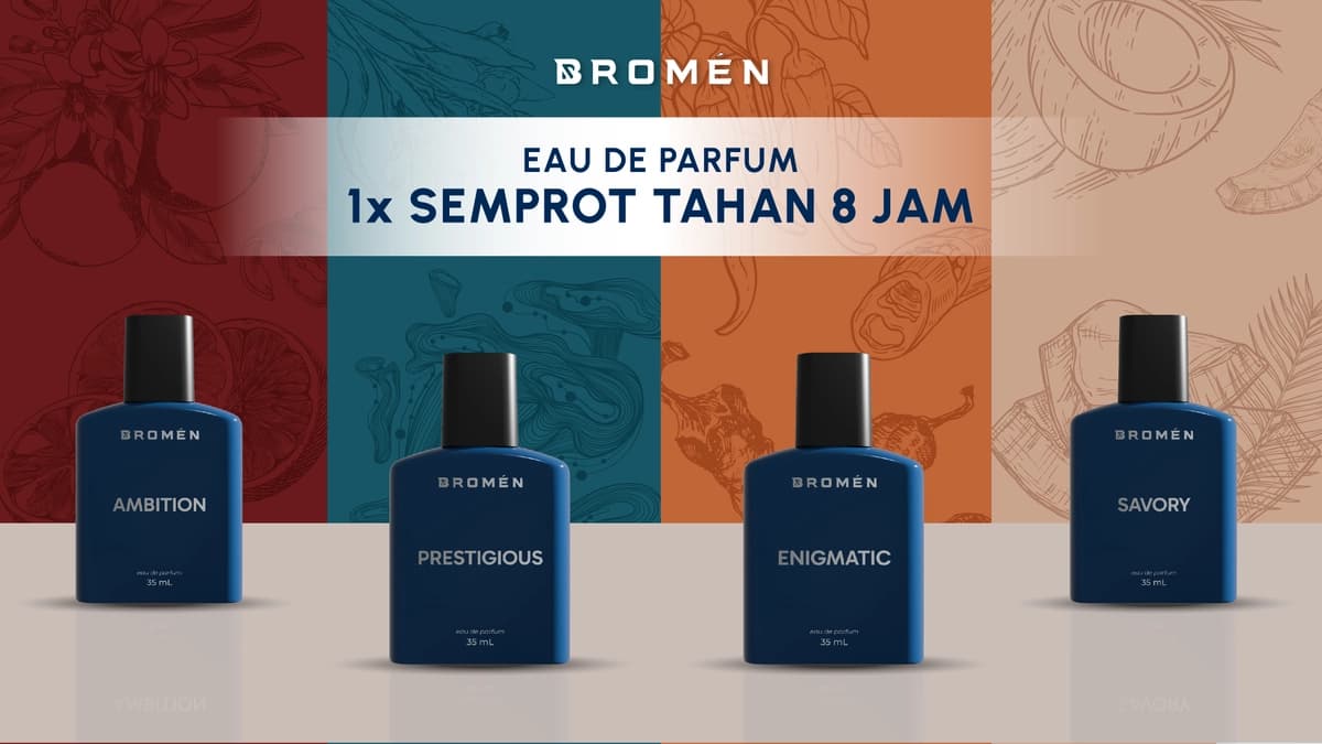 Wangi Klasik dan Modern, Bromen Personal Care for Men Hadirkan Parfum Aroma Mewah